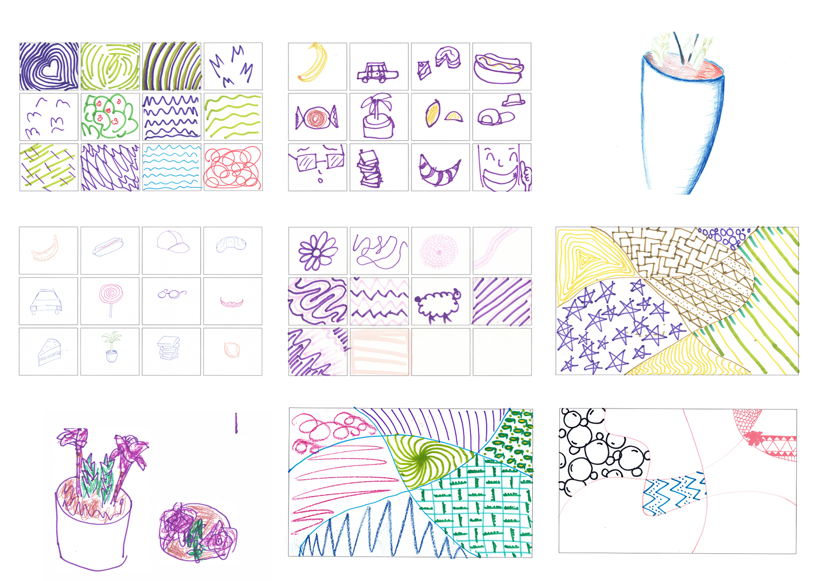 Participant sketch – talk a dot for a walk exercise