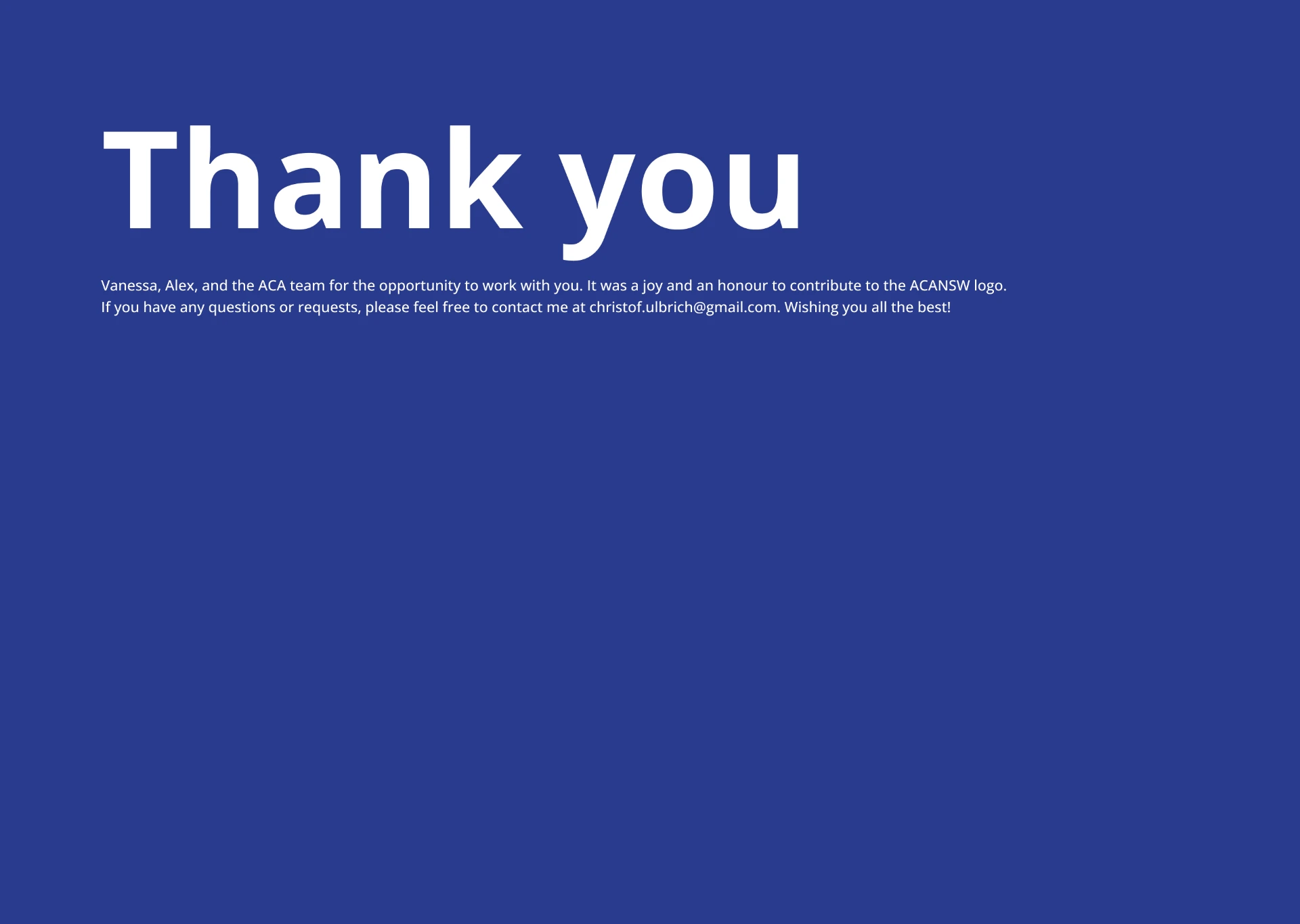 Thank you