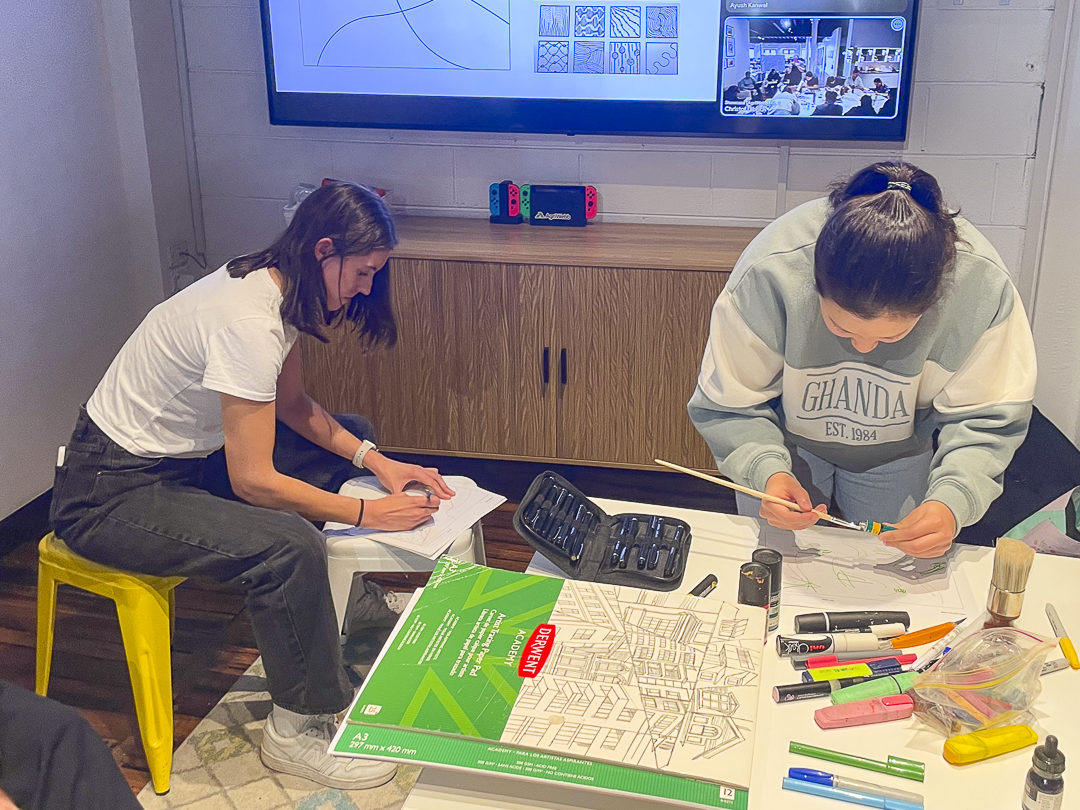 Drawing workshop at AgriWebb
