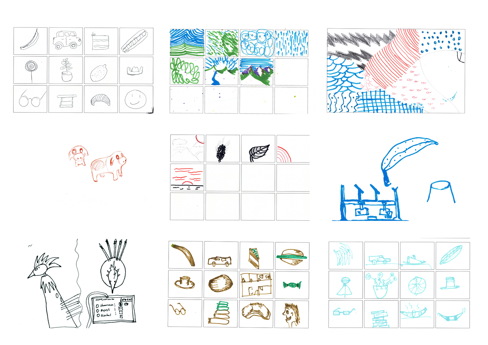 Participant sketch – talk a dot for a walk exercise
