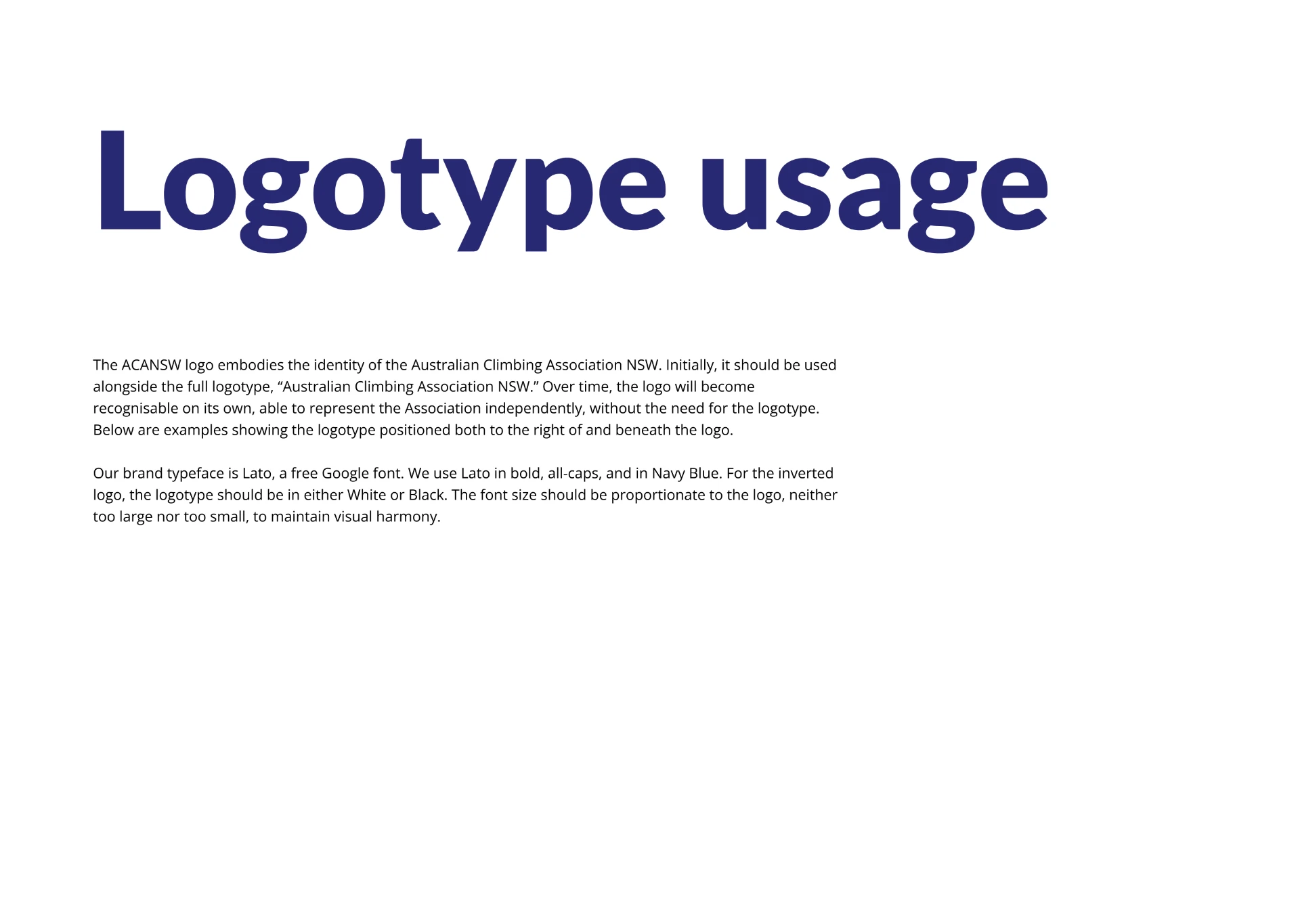Logotype usage