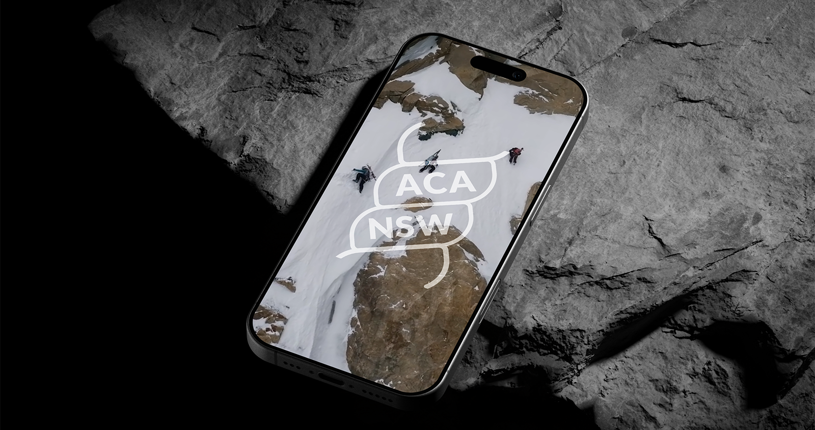 ACA NSW logo on a phone screen