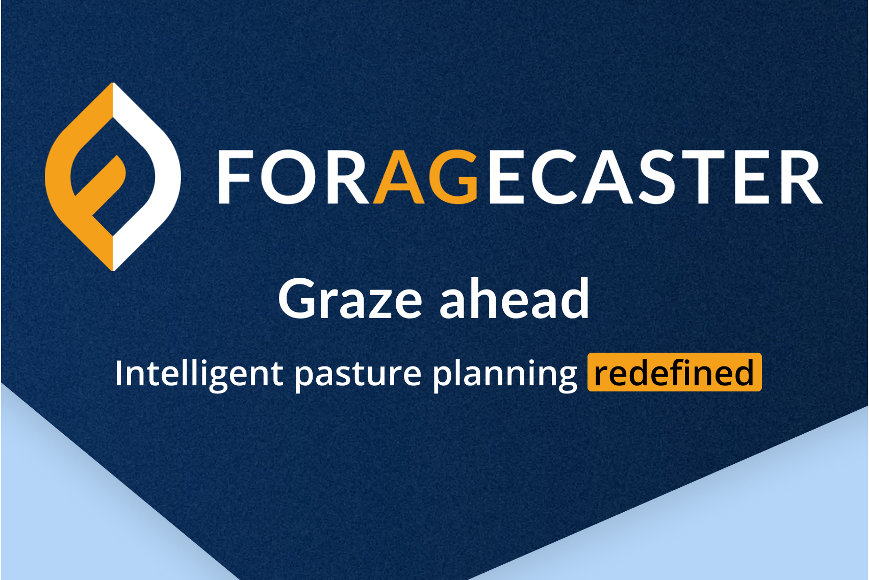 Foragecaster pull-up banner